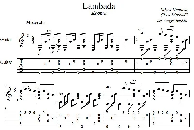 Lambada (Kaoma) - guitar cover