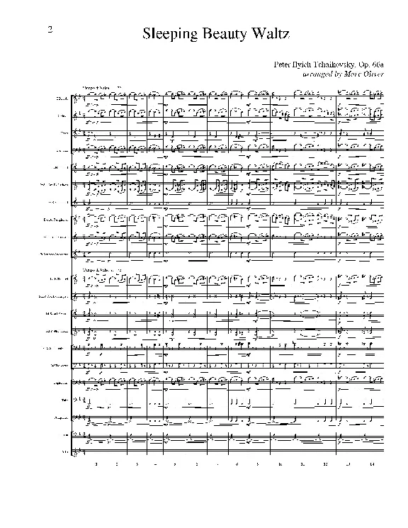 Спящая Красавица (Вальс) - Чайковский - Дух. Оркестр