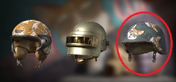 PUBG 2020 Corgi Helmet 2 (legal code) Region free