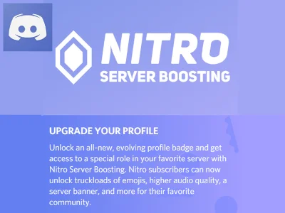 Буст дискорда (SERVER Boost)