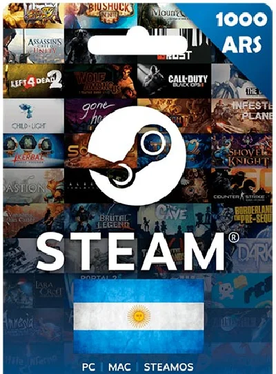 STEAM WALLET GIFT CARD - 300 ARS (ARGENTINA) 💻 СКИДКИ