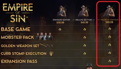 Empire of Sin - Premium Edition | +Бонус | Region Free