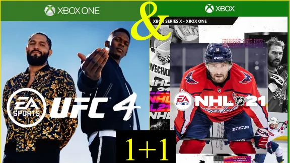 ⭐️ UFC 4 + NHL 21 - XBOX ONE и XS (GLOBAL) (1+1)