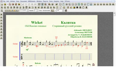 WICKET by Obukhov for 6-string guitar