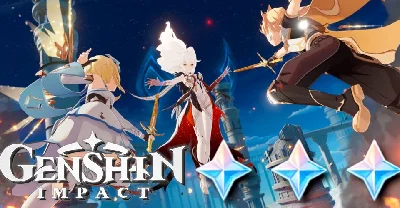 Genshin Impact 50 Primogems Key 🔑
