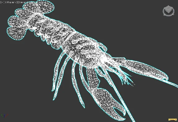 Lobster 3D model