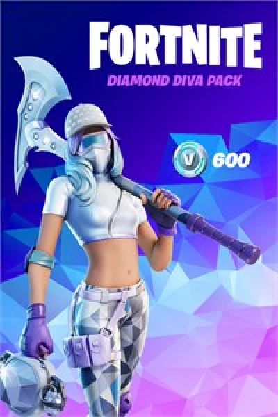 FORTNITE THE DIAMOND DIVA PACK 600 V-BUCKS XBOX Key🌎🔑
