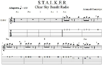 Bandit Radio (Stalker: Clear Sky) guitar cover