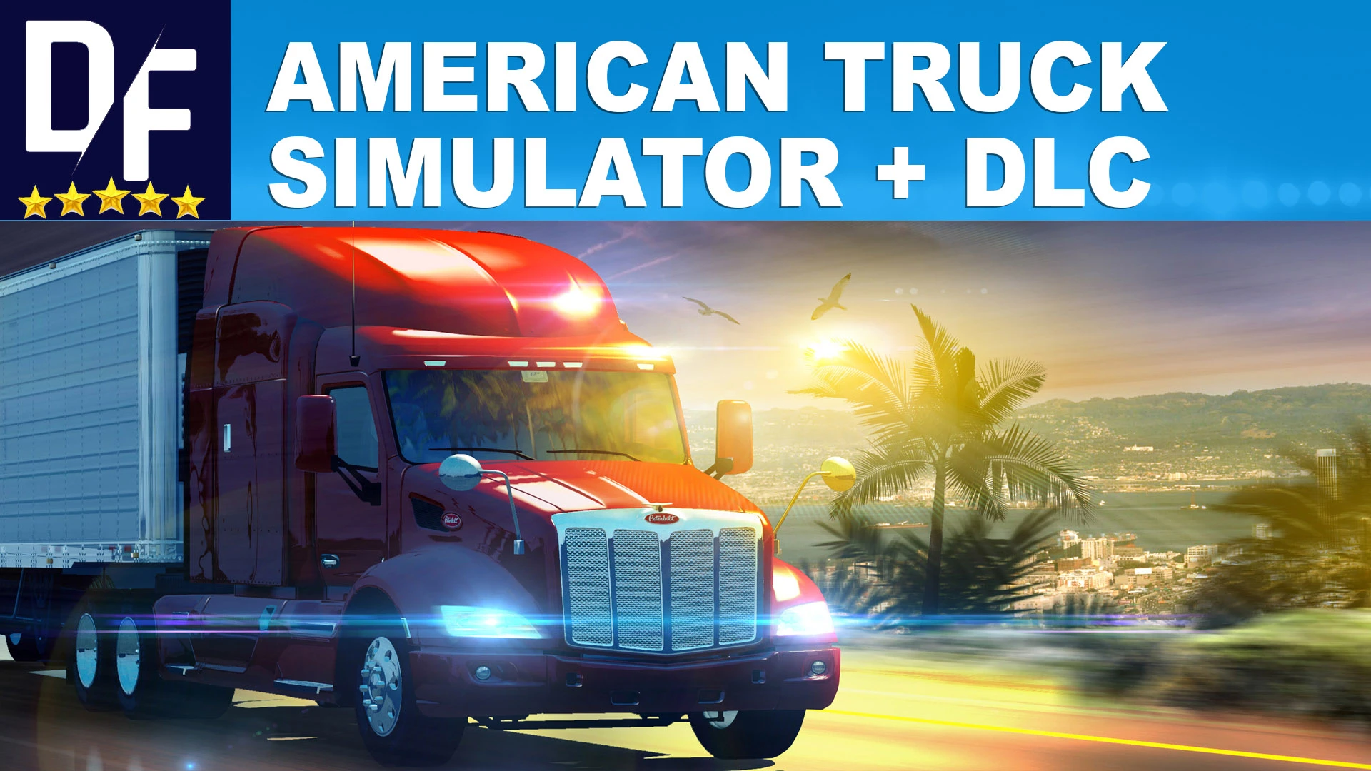 American Truck Simulator + 8 DLC (STEAM) Account