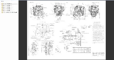 AUTOMOTIVE ENGINES ZMZ-51432 cad