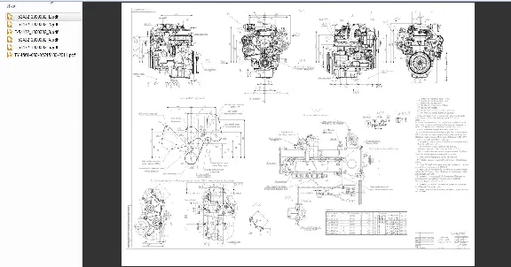 AUTOMOTIVE ENGINES ZMZ-51432 cad