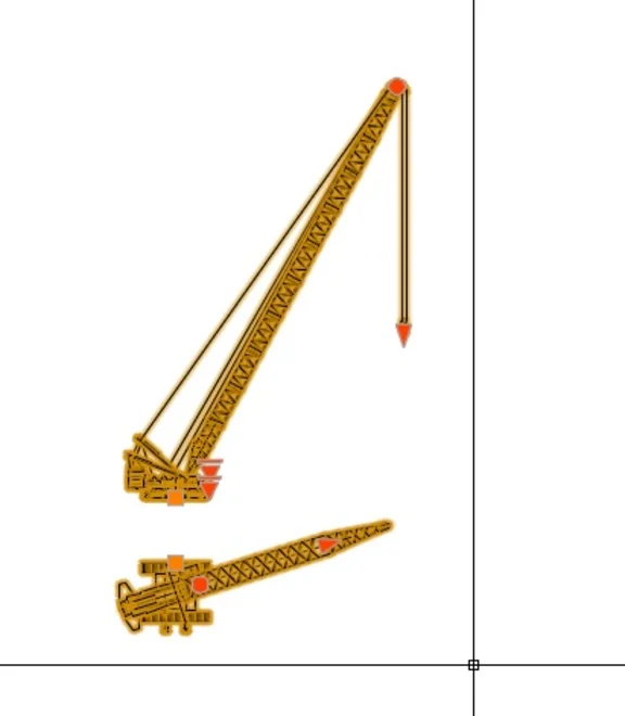 Динамически изменяемый блок крана Liebherr LR1350