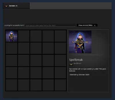 ⭐️ Spellbreak + Bewitching Glimmer Outfit (Region Free)