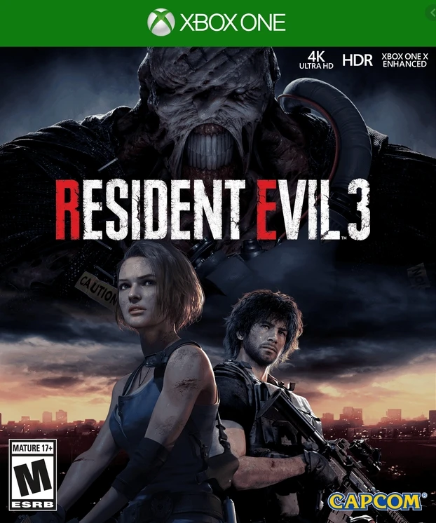 RESIDENT EVIL 3 Xbox One CODE