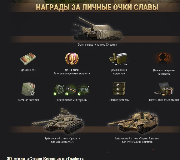 Tank for sponsoring(T95 CHIEFTAIN, 907)