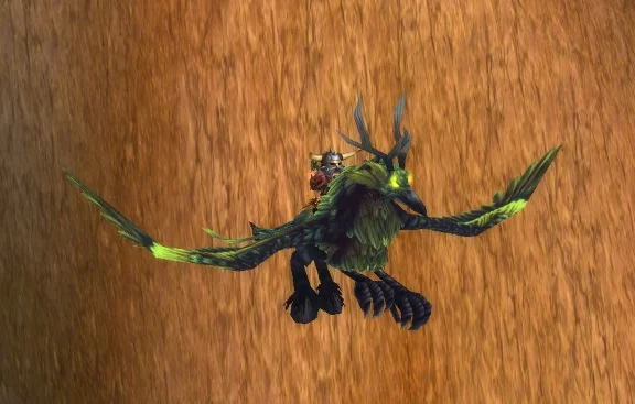 Corrupted Hippogryph маунт Оскверненный гиппогриф