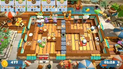 Overcooked! 2 - Surf ´n´ Turf (Steam) @ Region free