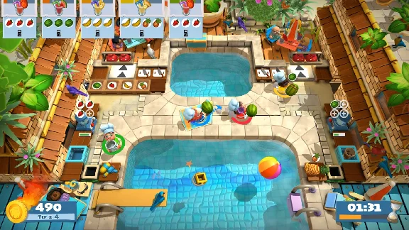 Overcooked! 2 - Surf ´n´ Turf (Steam) @ Region free