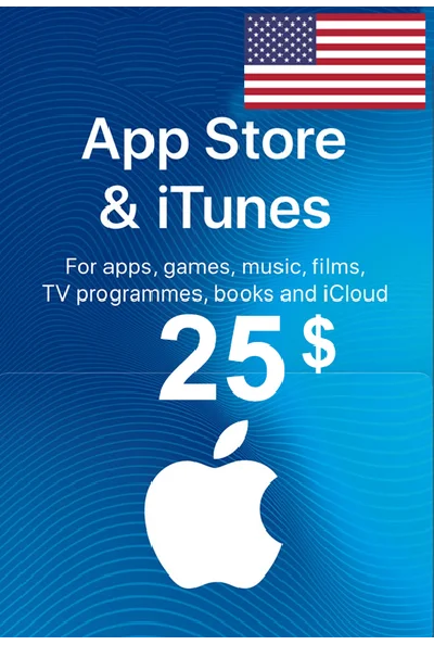 ITUNES GIFT CARD - 25 USD (USA ACC)