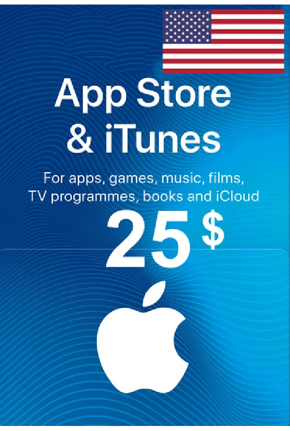 ITUNES GIFT CARD - 25 USD (USA ACC)