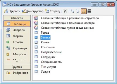 База данных Аутсорсинг.mdb