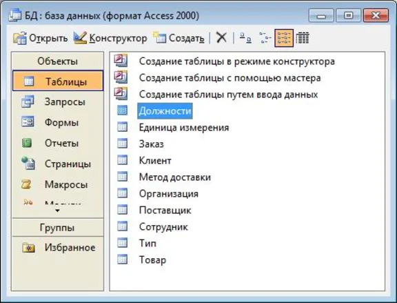База данных Магазин продовольственных товаров.mdb