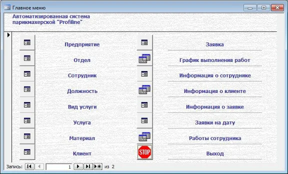 Database Hairdresser.mdb