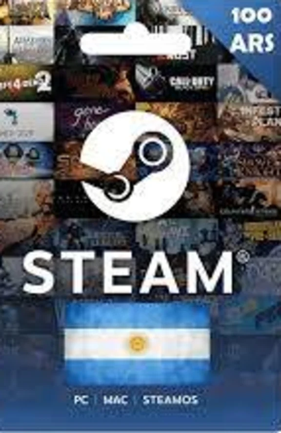 Steam wallet gift code 100 ARS  (for Argentina)