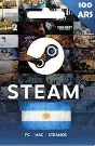 Steam wallet gift code 100 ARS  (for Argentina)