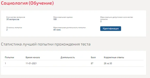 Социология.Тест Синергия 2021г.