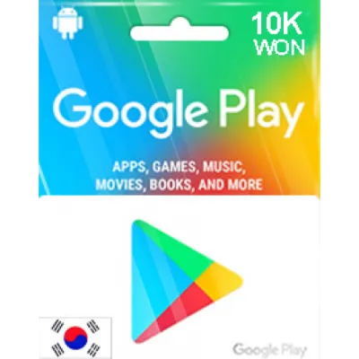 GOOGLE PLAY GIFT CARD 10 000 WON (Южная Корея)