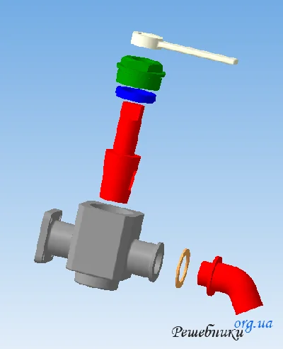 Assembly drawing (drain valve)