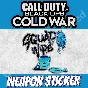 Call of Duty BO Cold War Squad Wipe Weap Weapon Sticker