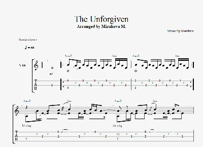 Metallica - The Unforgiven