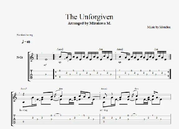 Metallica - The Unforgiven