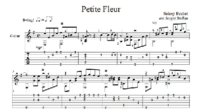 Petite Fleur (Маленький цветок) - для гитары