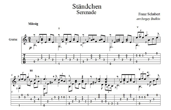 Serenade (Ständchen) Franz Schubert - guitar cover