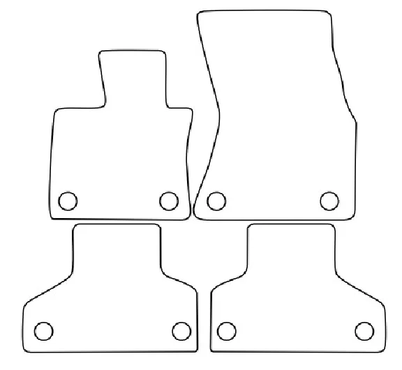 BMW X5 (F15) (13-18) Vector patterns for car mats