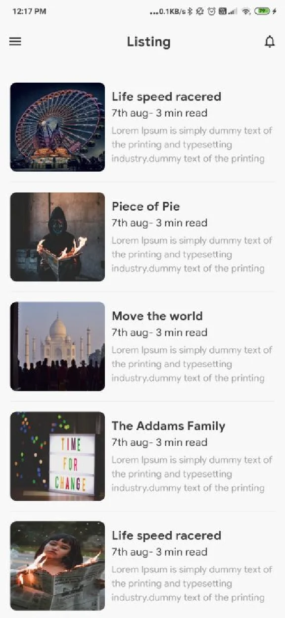 Prokit – Flutter App UI Design Template Kit
