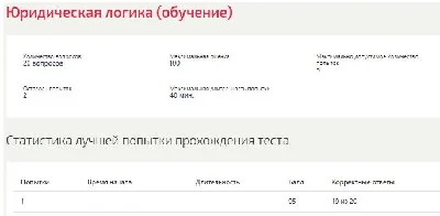 Юридическая логика тест Синергия ответы