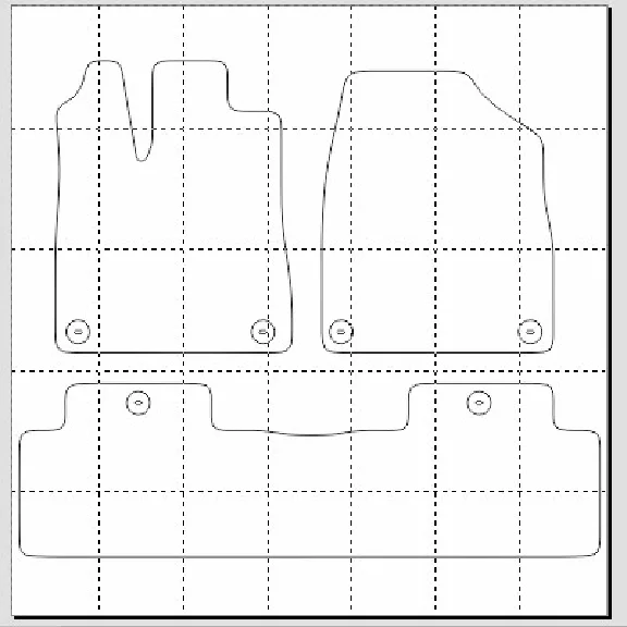 Acura MDX (13-20)  Vector patterns for car mats