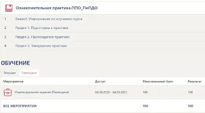 Ознакомительная практика Синергия ППО_ПиПДО