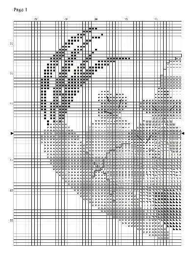 Схема для вышивки крестом "Сочные овощи"