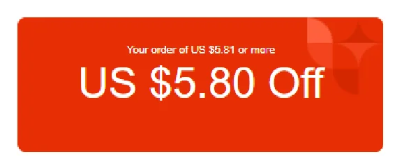📌Aliexpress $5.8/$5.81 EU/US/TURKEY/ALGERIA (до 27.03)