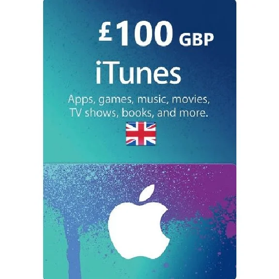 ITUNES GIFT CARD 100 GBP UK ВЕЛИКОБРИТАНИЯ + ПОДАРОК