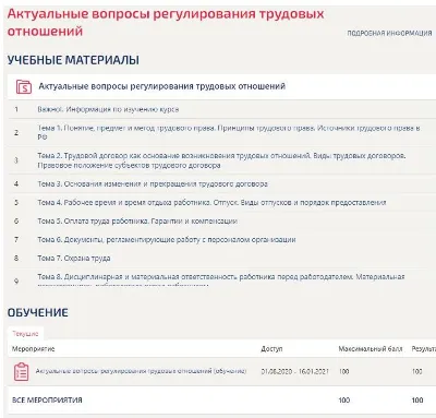 Актуальные вопросы регулирования трудовых отношений 30в