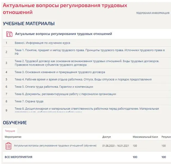Актуальные вопросы регулирования трудовых отношений 30в