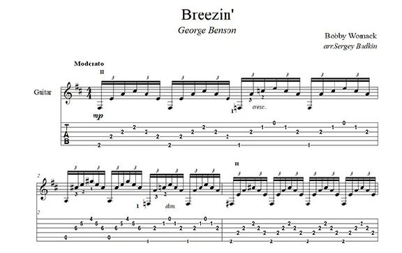 Breezin´ (George Benson) guitar cover