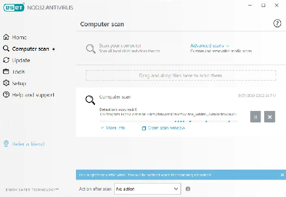 Nod32 antivirus (ESD) for 1 pc, 1 year. Multilingual.