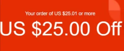 🔥AliExpress $25/$25.01 (to 19.04)  ❗ONLY FOR FRANCE❗